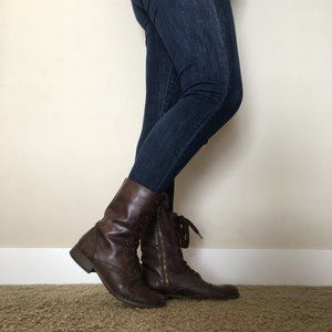 Target Combat Boots (Brown)